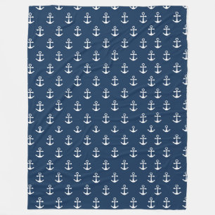 Nautic Blue Fleecedecke