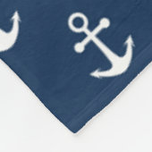Nautic Blue Fleecedecke (Ecke)