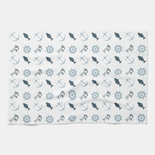 Nautic Blue Geschirrtuch