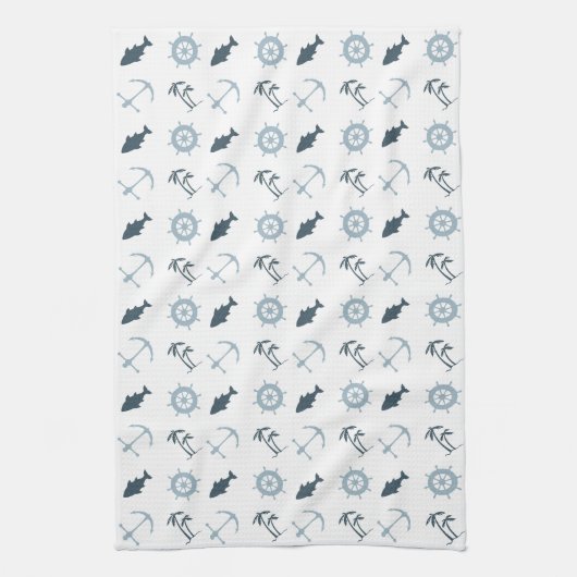 Nautic Blue Geschirrtuch (Vertikal)