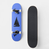 Nautic Blue Skateboard (Vorderseite)