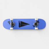 Nautic Blue Skateboard (Horizontal)
