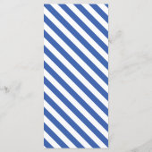 Nautic Boat Anchor Fabulous Sailing Wedding Menükarte (Rückseite)