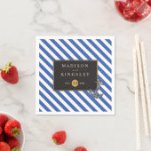 Nautic Boat Anchor Fabulous Sailing Wedding Serviette (Beispiel)