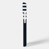 Nautic Boat Anchor Navy Blue Case-Mate iPhone Hülle (Rückseite / Links)