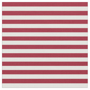 Nautic Bold Red and White Stripe   Mischung und Üb Stoff