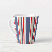 Nautic Bold Stripe Milchtasse (Linke Ecke)