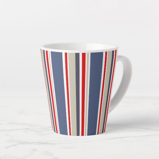 Nautic Bold Stripe Milchtasse (Rechte Ecke)
