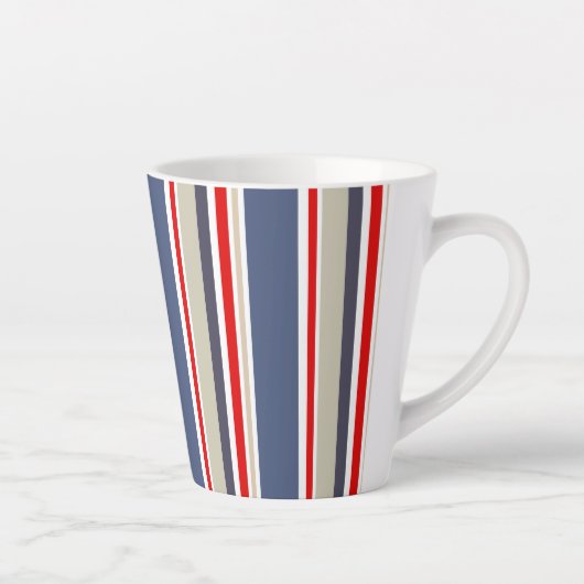 Nautic Bold Stripe Milchtasse (Rechts)