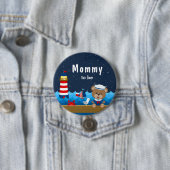 Nautic Boy Bären rot und Marinemommy zu sein Button (Beispiel)