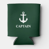 Nautic Captain Anchor Green Dosenkühler (Vorderseite)
