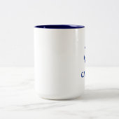Nautic Captain Anchor Large Zweifarbige Tasse (Mittel)