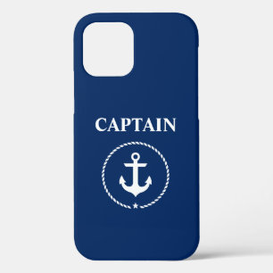 Nautic Captain Anchor Rope Navy Blue Case-Mate iPhone Hülle