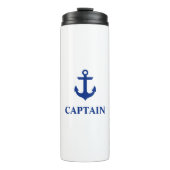 Nautic Captain Anchor Thermosbecher (Vorderseite)