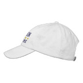 Nautic Captain, Ihr Boot Name White Cap Bestickte Baseballkappe (Links)