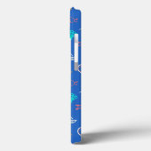 Nautic Chalk Zeichnend Muster 1 Case-Mate iPhone Hülle (Rückseite / Links)