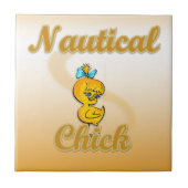 Nautic Chick Fliese (Vorderseite)