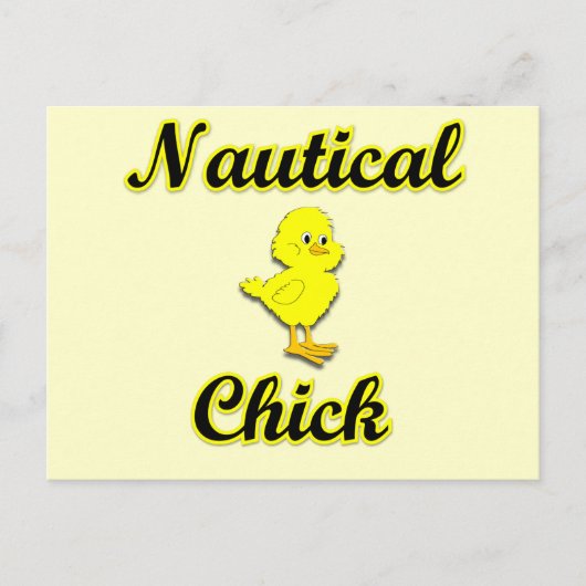 Nautic Chick Postkarte (Vorderseite)