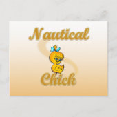 Nautic Chick Postkarte (Vorderseite)