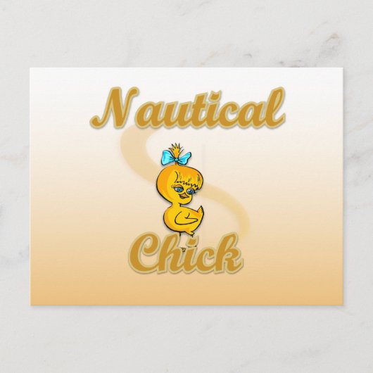Nautic Chick Postkarte (Vorderseite)