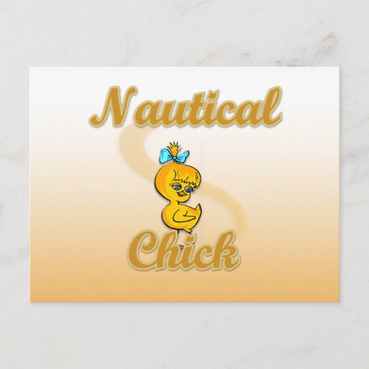 Nautic Chick Postkarte (Vorderseite)