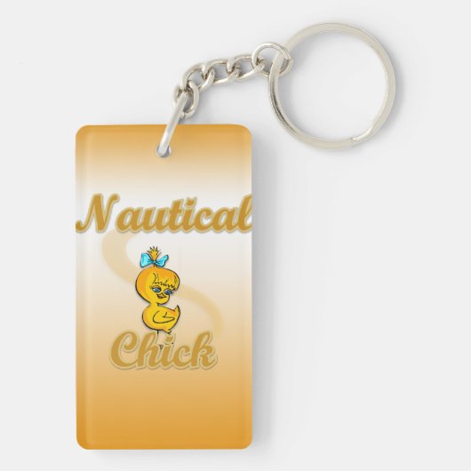 Nautic Chick Schlüsselanhänger (Rückseite)