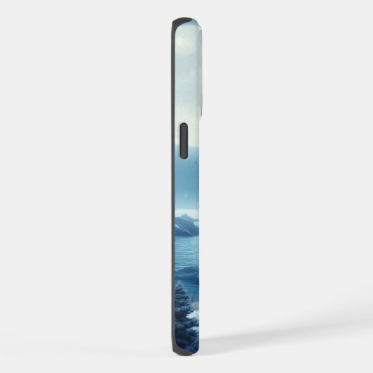 Nautic Christmas Leuchtturm iPhone Hülle (Rechte Seite)