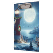 Nautic Christmas Leuchtturm Klemmbrett (Links)