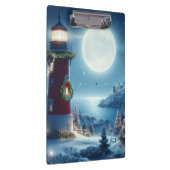Nautic Christmas Leuchtturm Klemmbrett (Rechts)