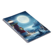 Nautic Christmas Leuchtturm Notizblock (Rechte Seite)