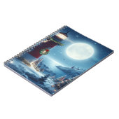 Nautic Christmas Leuchtturm Notizblock (Linke Seite)