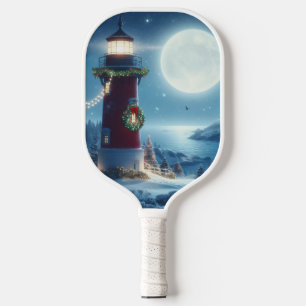 Nautic Christmas Leuchtturm Pickleball Schläger