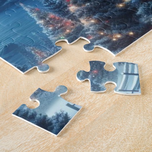 Nautic Christmas Leuchtturm Puzzle (Seite)