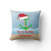 Nautic Christmas Pillow