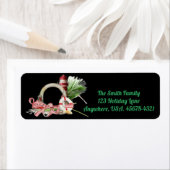 Nautic Christmas Return Address Label (Insitu)