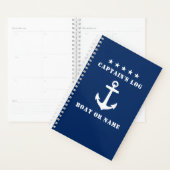 Nautic Classic Anchor 5 Sterne Captain's Log Navy Planer (Anzeige)