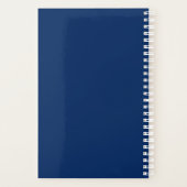 Nautic Classic Anchor 5 Sterne Captain's Log Navy Planer (Rückseite)