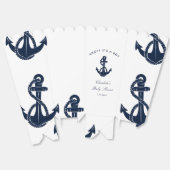 Nautic Coastal Navy Blue Anchor Baby Dusche Geschenkschachtel (Ungeklappt)