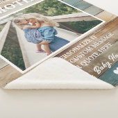 Nautic Coastal Wood Godmutter Vielen Dank für Ihre Sherpadecke (3/4)