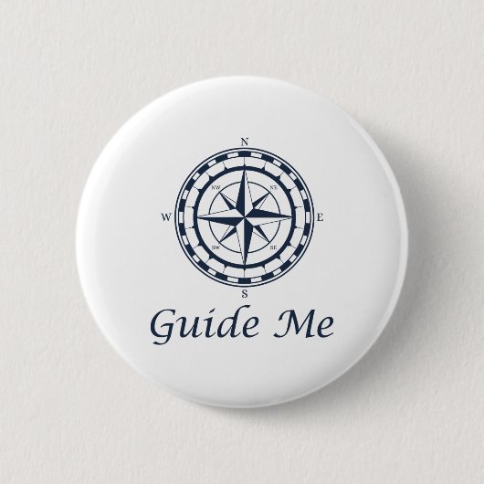 Nautic Comp Guide Me Cruise Yachting Button (Vorderseite)