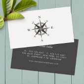 Nautic Compass Business Card Visitenkarte