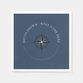 Nautic Compass Napkins Serviette (Vorderseite)