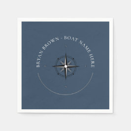 Nautic Compass Napkins Serviette