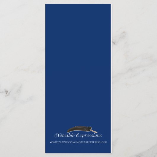 Nautic Compass Yellow Wedding Menu Menükarte (Rückseite)