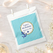 Nautic Custom Birthday Geschenktütchen (Ausgeschnitten)