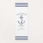 Nautic Custom Family Anchor White Yogamatte (Vorderseite)