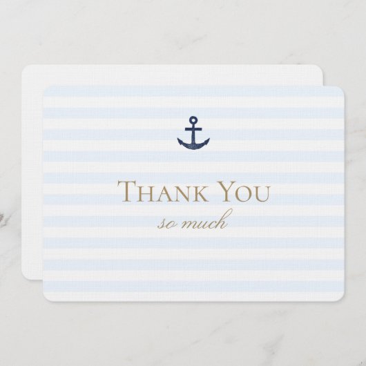 Nautic Danke-Card Dankeskarte (Vorne/Hinten)