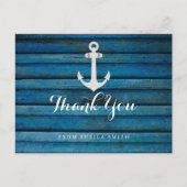 Nautic Danke Post Card Postkarte (Vorderseite)