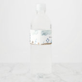 Nautic Dankeschön Baby Dusche Wasser Flasche Etike Wasserflaschenetikett (Rückseite)
