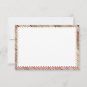 Nautic Dankeschön Karte in Navy Blue und Red (Rückseite)